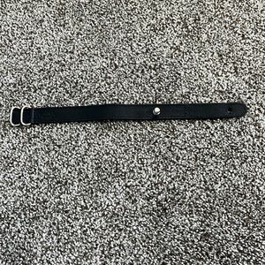 COPY - Shinola wraparound leather bracelet, black with silver hardware